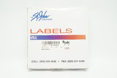 PDC 1-800-435-4242 Labels Label Custom 7/8X2-7/8 White 1000 RL P